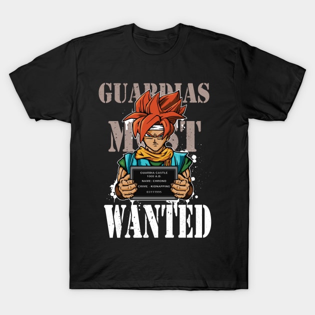 Guardias Most Wanted T-Shirt by Beanzomatic